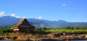 Replica of a datu's house in Las Casas.
