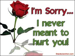 Never too late to say I'm sorry....